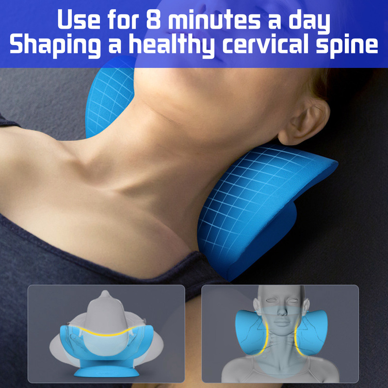 Chiropractic Neck & Shoulder Pillow | Ergonomic Support for Deep Relaxation - FitZone360