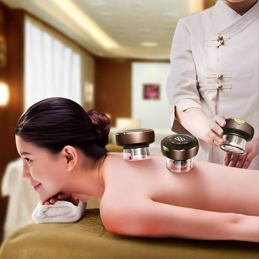 Electric Oriental Vacuum Cupping Self Massager - FitZone360