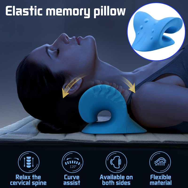 Chiropractic Neck & Shoulder Pillow | Ergonomic Support for Deep Relaxation - FitZone360