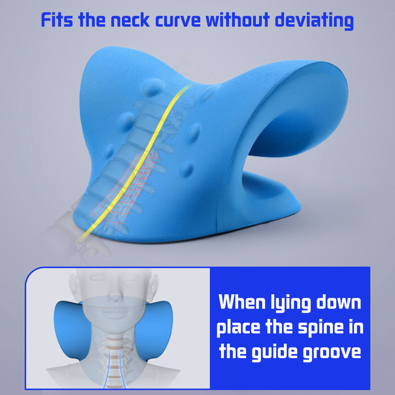 Chiropractic Neck & Shoulder Pillow | Ergonomic Support for Deep Relaxation - FitZone360