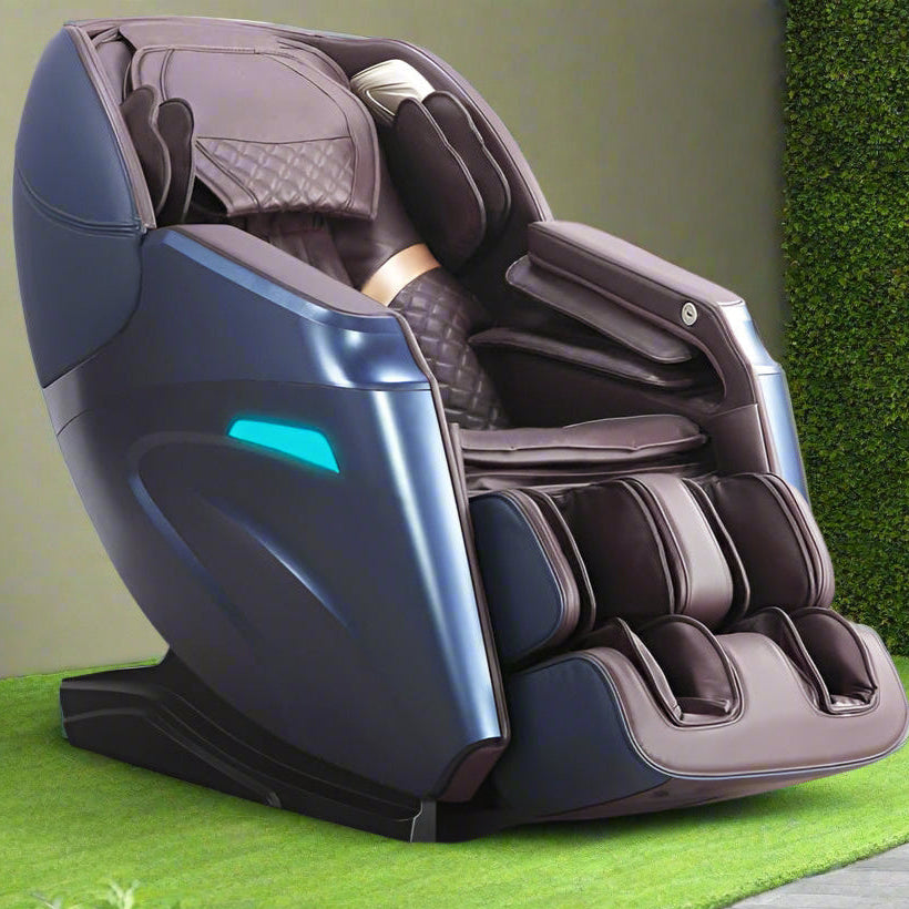 Bugatti Luxury Full-Body Massage Chair | Zero Gravity, Heating & AI Voice Control - FitZone360