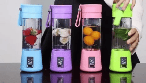 USB Fruit Juice Blender | Compact, Rechargeable Smoothie & Juice Maker for On-the-Go - FitZone360