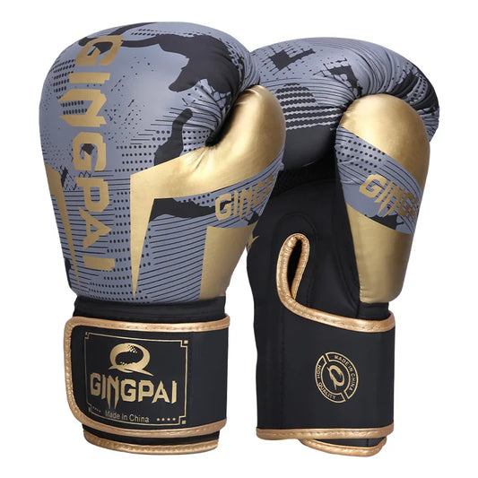 Gingpai Boxing Gloves for Training & Competition | Durable, Comfortable & High-Impact Protection 🥊 - FitZone360