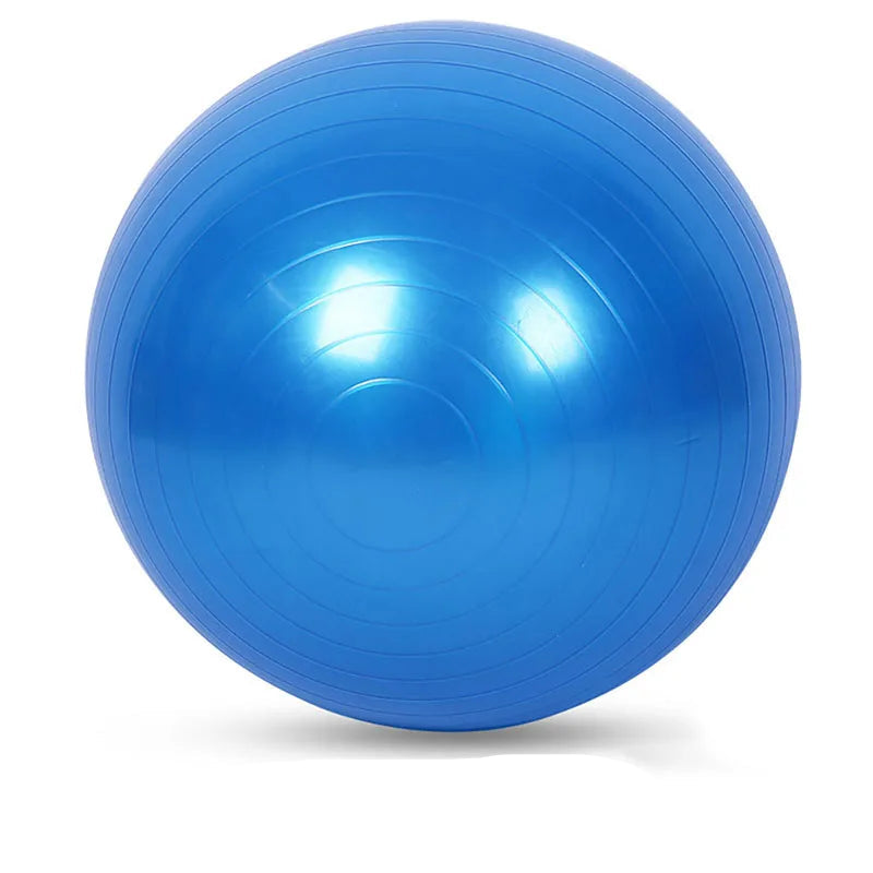 PVC Yoga & Exercise Ball | Anti-Burst Balance Ball for Home Gym & Pilates (45cm–85cm) - FitZone360