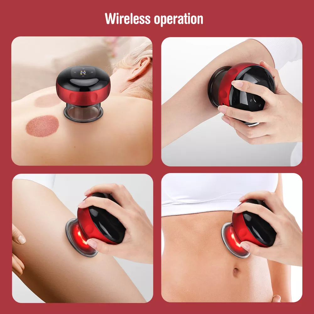 Electric Oriental Vacuum Cupping Self Massager - FitZone360
