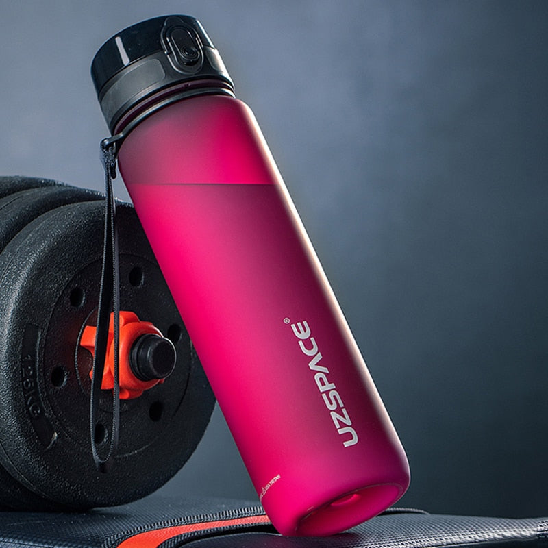 Portable Sports Water Bottle | Leakproof, BPA-Free Plastic Drinkware for Travel & Fitness - FitZone360