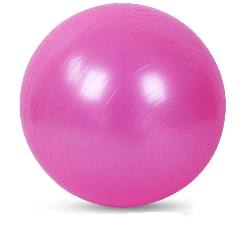 PVC Yoga & Exercise Ball | Anti-Burst Balance Ball for Home Gym & Pilates (45cm–85cm) - FitZone360