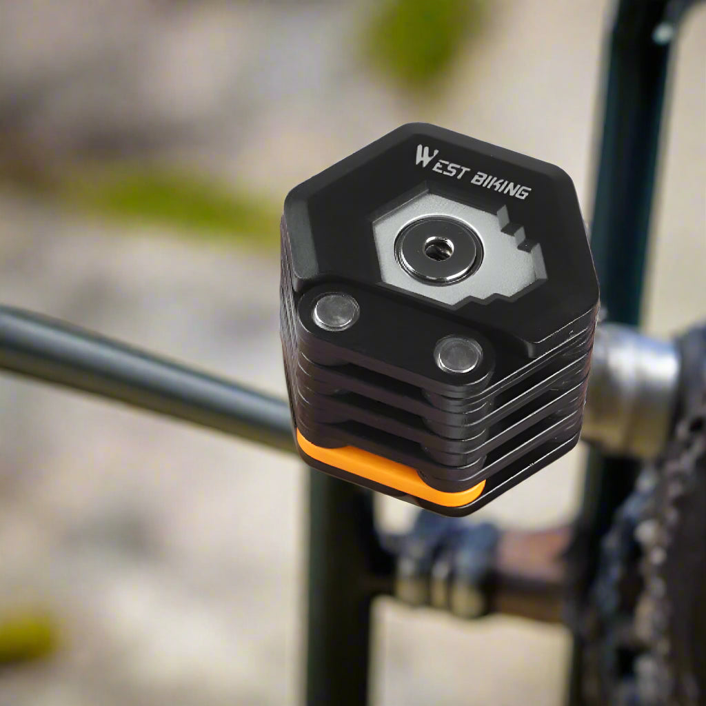 Ultimate Lock | Mountain Bicycle Electric Bike Anti-Theft Folding Chain Key Lock - FitZone360