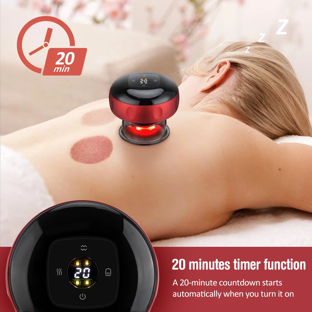 Electric Oriental Vacuum Cupping Self Massager - FitZone360