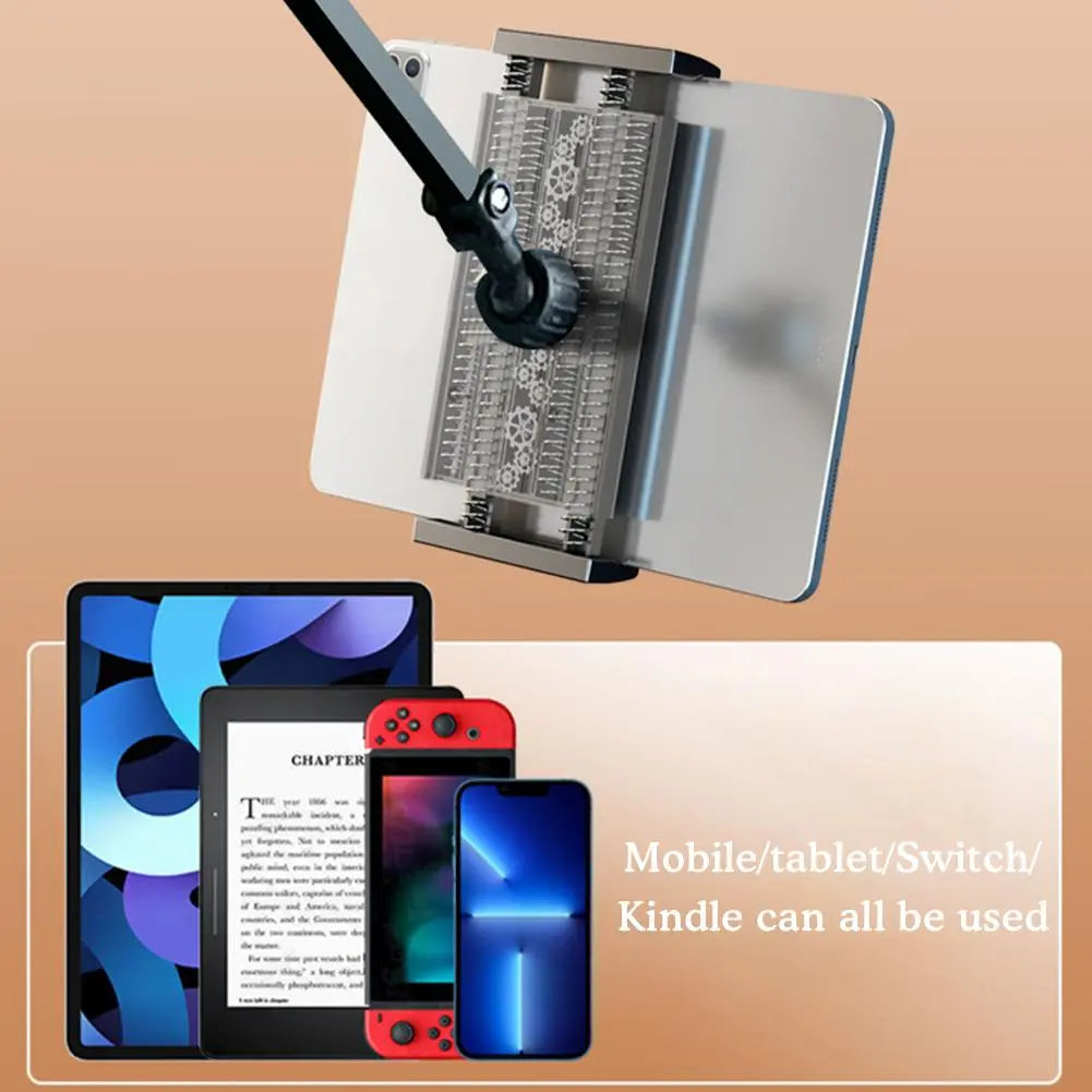 Z Retractable Bedside Phone and Tablet Holder. 360° Rotating Flexible Desktop Phone Mount - FitZone360