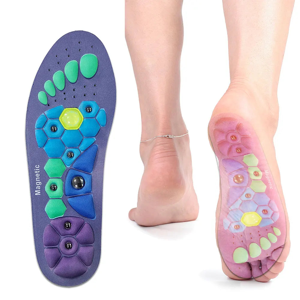 Magnetic Acupressure Insoles | Orthopedic Foot Massage Inserts for Men & Women - FitZone360