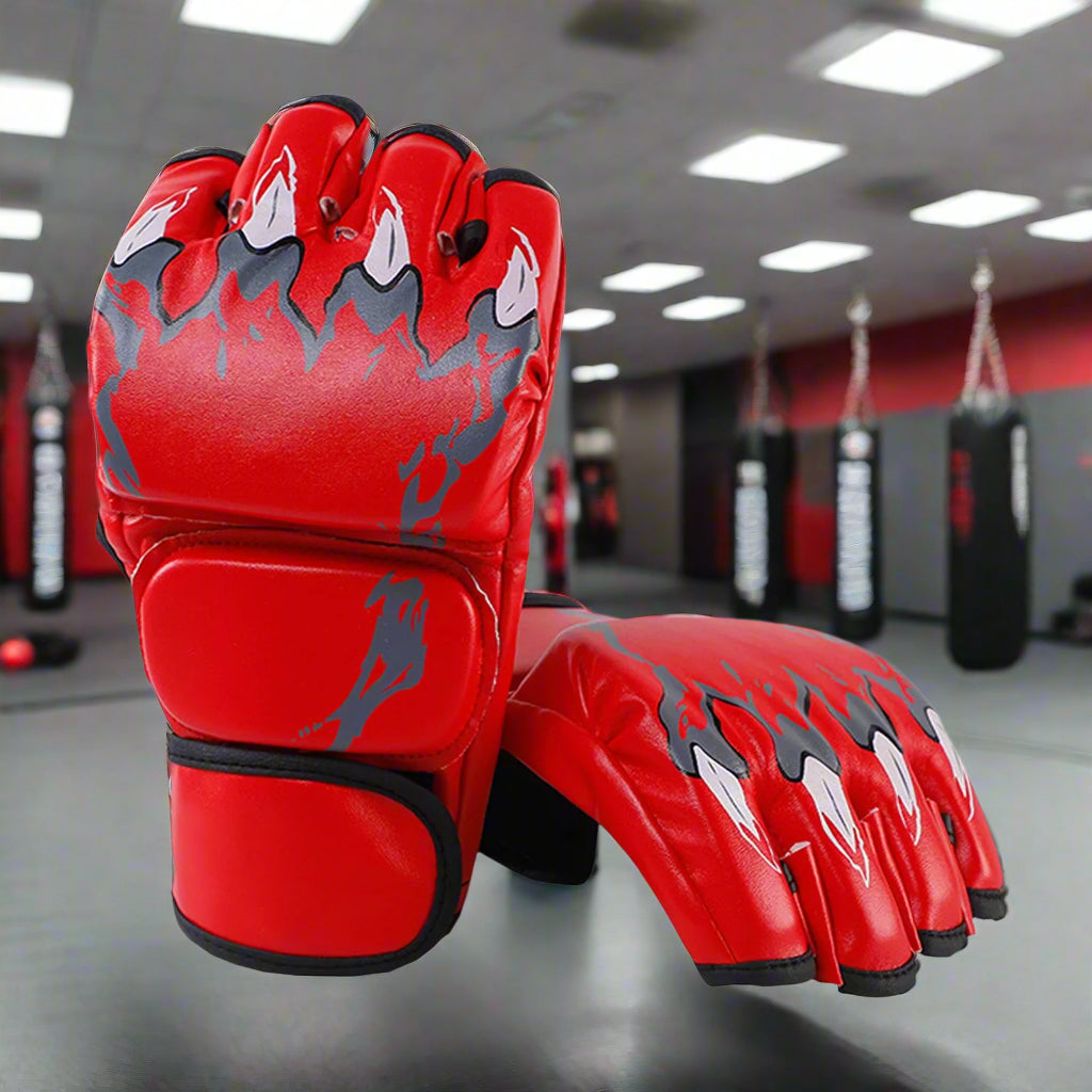 MMA 4oz Boxing UFC Style Mixed Martial Arts Gloves for Men/Women/Kids - FitZone360
