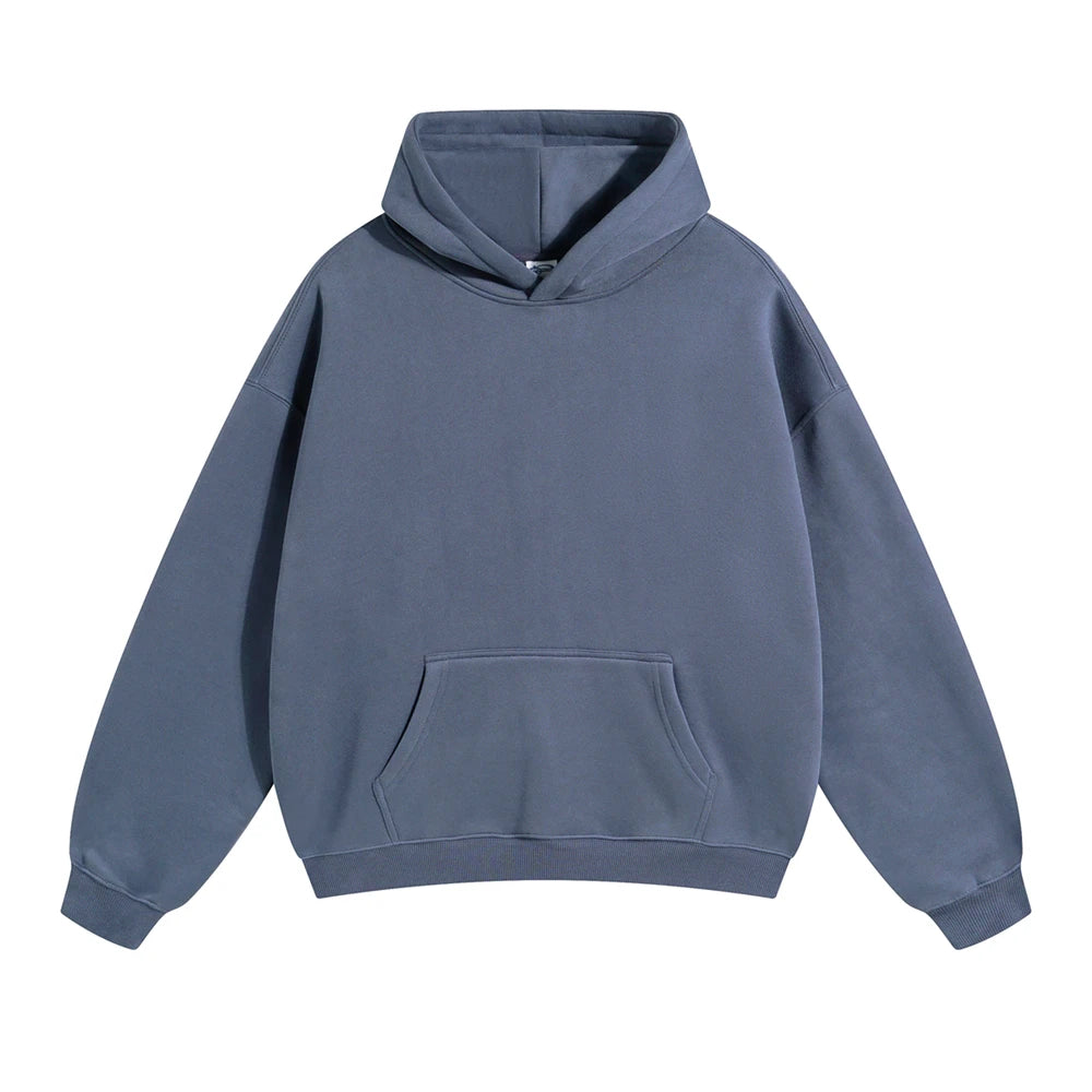 Fleece Hooded Sweatshirt | Unisex Oversized Winter Hoodie Pullover