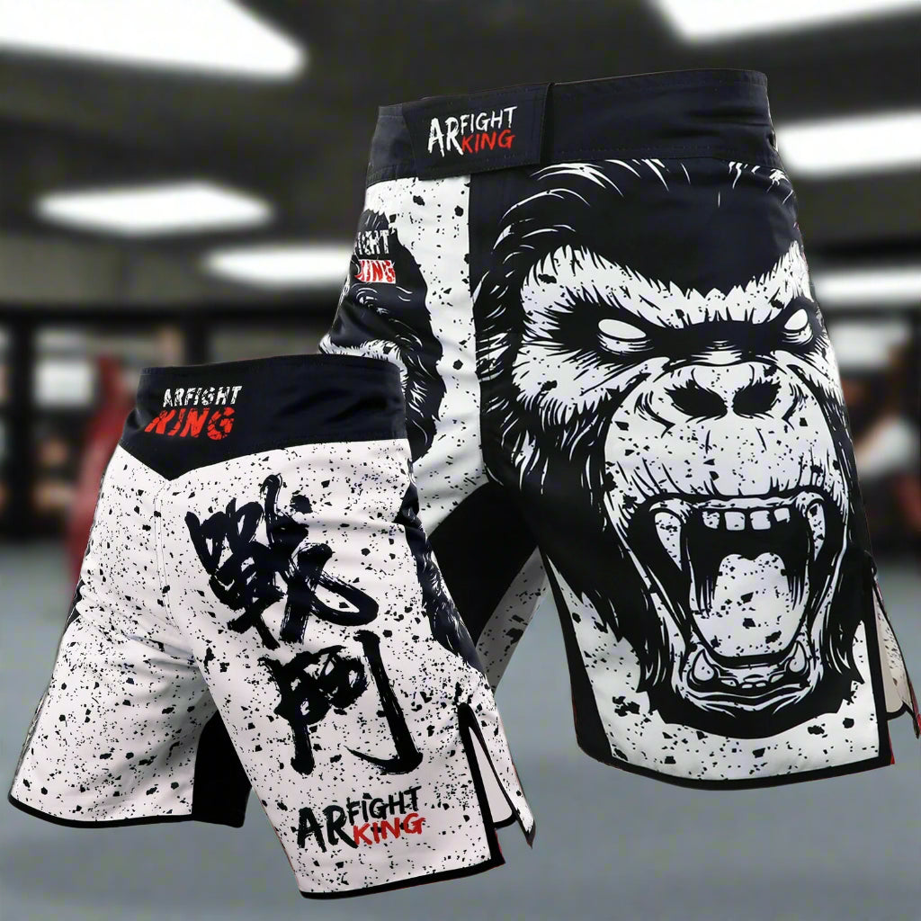 DOMINATE THE CAGE: Pro-Grade MMA Fight Shorts for Champions - FitZone360