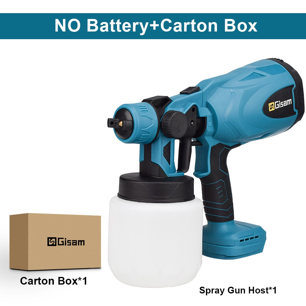 Y 18V Battery! Cordless Electric Spray Gun - FitZone360