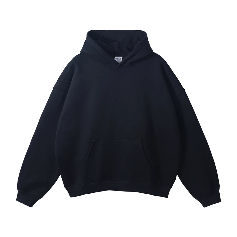 Fleece Hooded Sweatshirt | Unisex Oversized Winter Hoodie Pullover