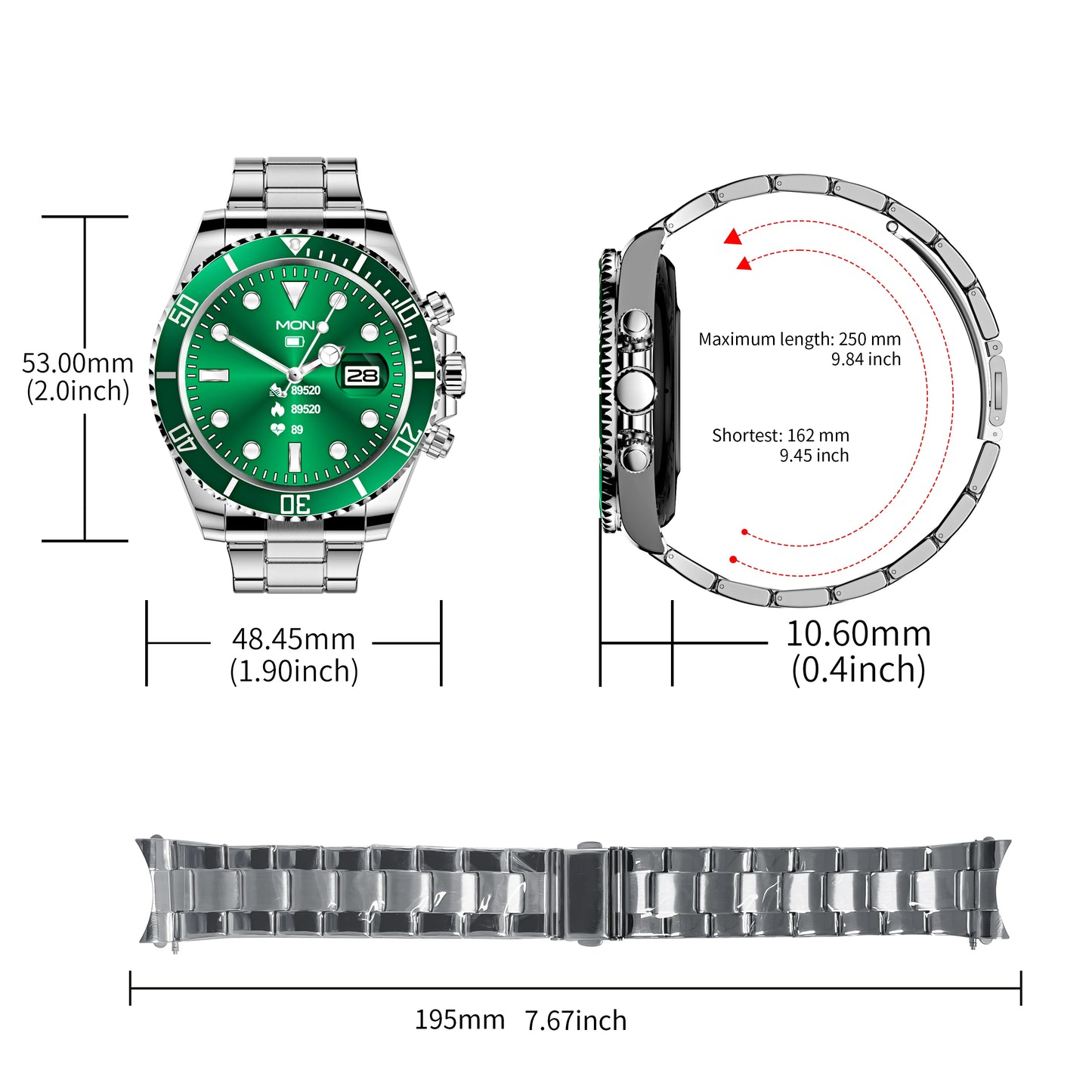 Aiweile AW12 Smartwatch – Stylish, High-End Smart Wear for Men - FitZone360