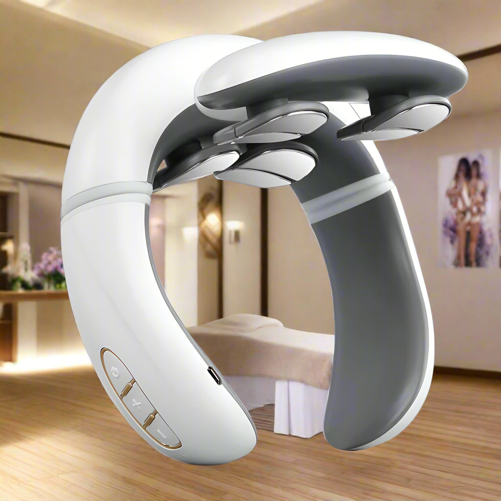 Electric Neck Massager with Magnetic Pulse Therapy - FitZone360