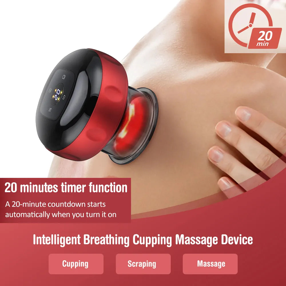 Electric Oriental Vacuum Cupping Self Massager - FitZone360