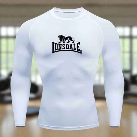 Lonsdale Men's Compression Gym Shirt – Quick-Dry Tight Fit for Fitness & Training - FitZone360