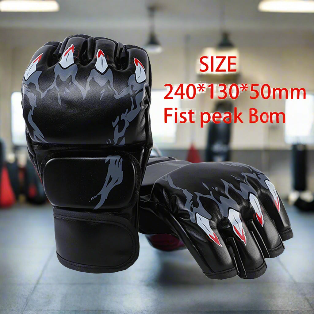 MMA 4oz Boxing UFC Style Mixed Martial Arts Gloves for Men/Women/Kids - FitZone360