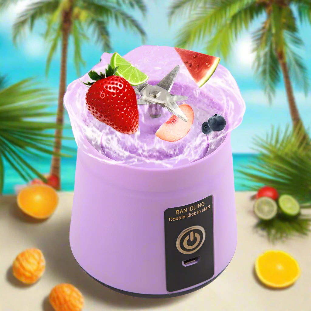 USB Fruit Juice Blender | Compact, Rechargeable Smoothie & Juice Maker for On-the-Go - FitZone360