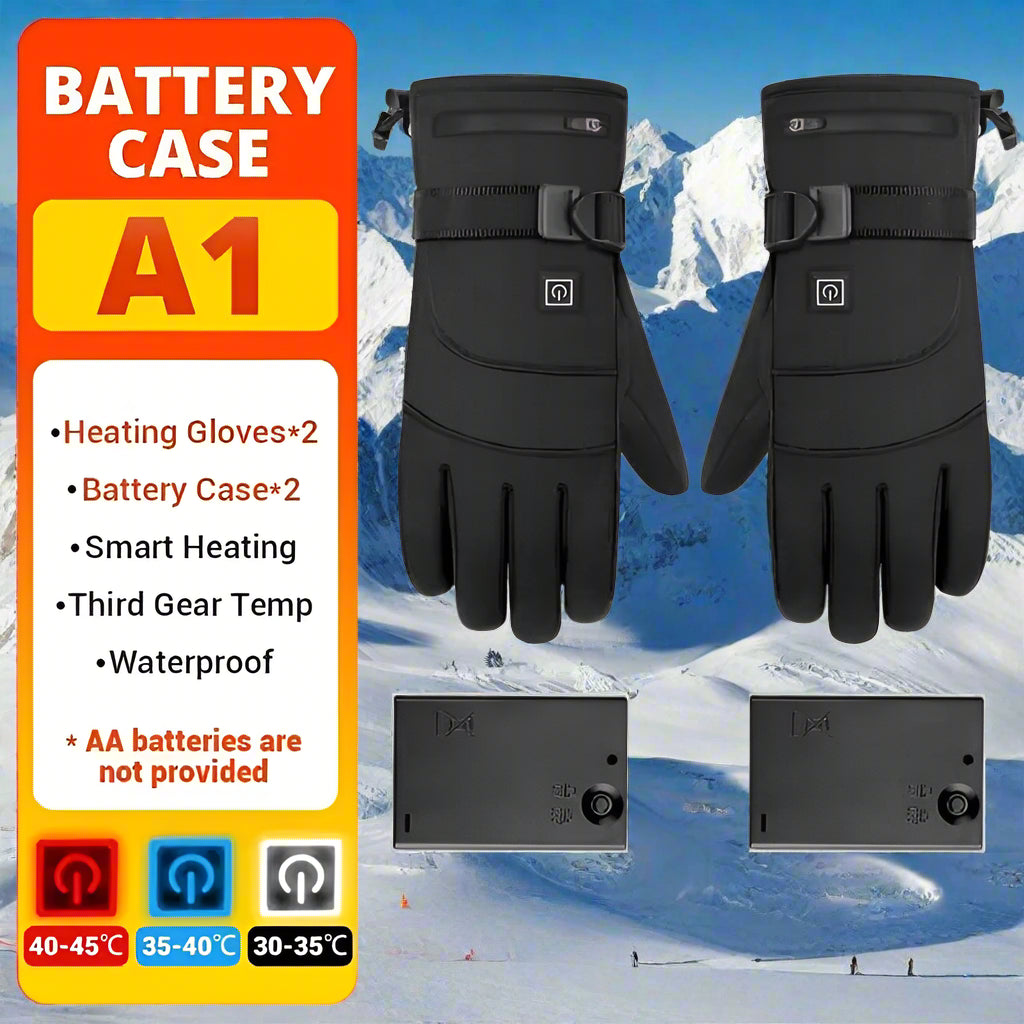 Heated Winter Gloves | USB Battery Powered for Ultimate Warmth - FitZone360