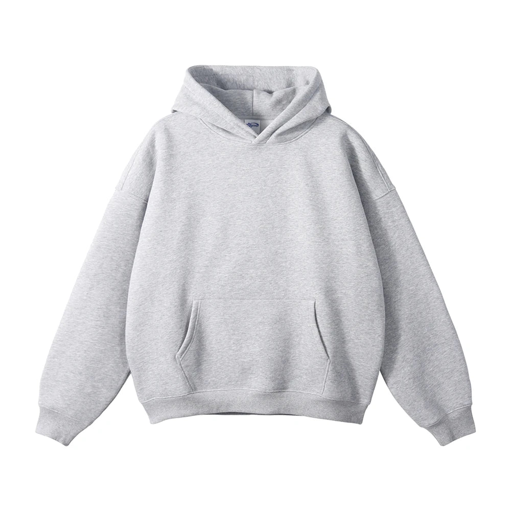 Fleece Hooded Sweatshirt | Unisex Oversized Winter Hoodie Pullover - FitZone360