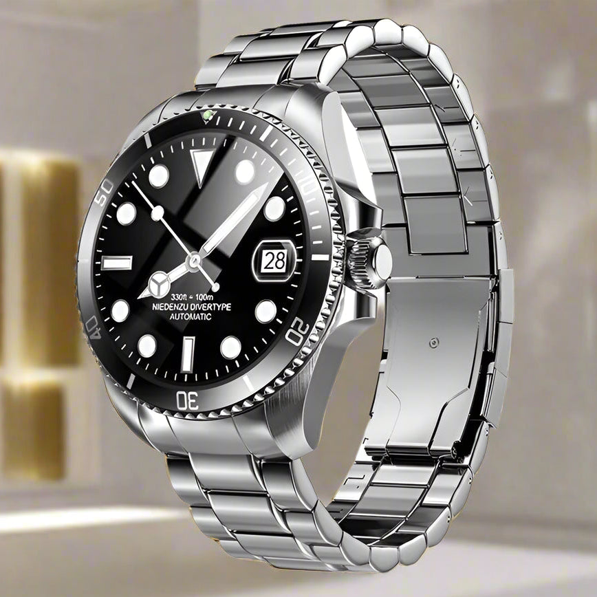 Smartwatch Luxury Rolex-Inspired | 1.43" HD AMOLED, GPS, Bluetooth Call, Health & Fitness Tracker for iOS & Android ⌚🌐 - FitZone360