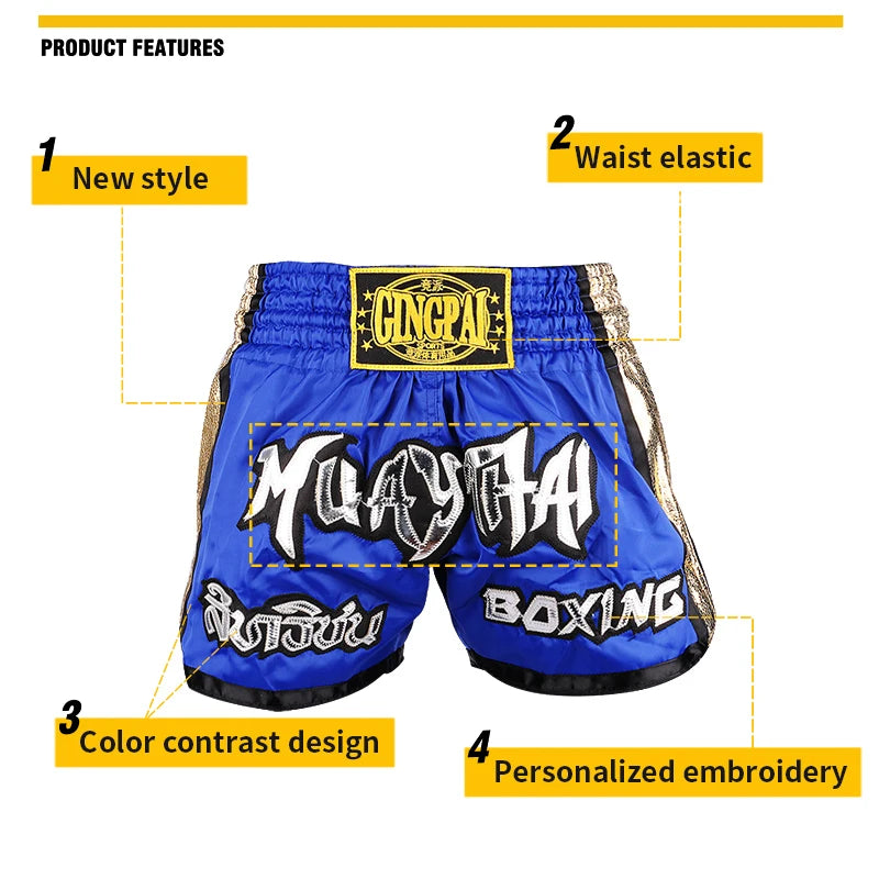 Muay Thai MMA Boxing Training Shorts | Elite Combat Performance - FitZone360