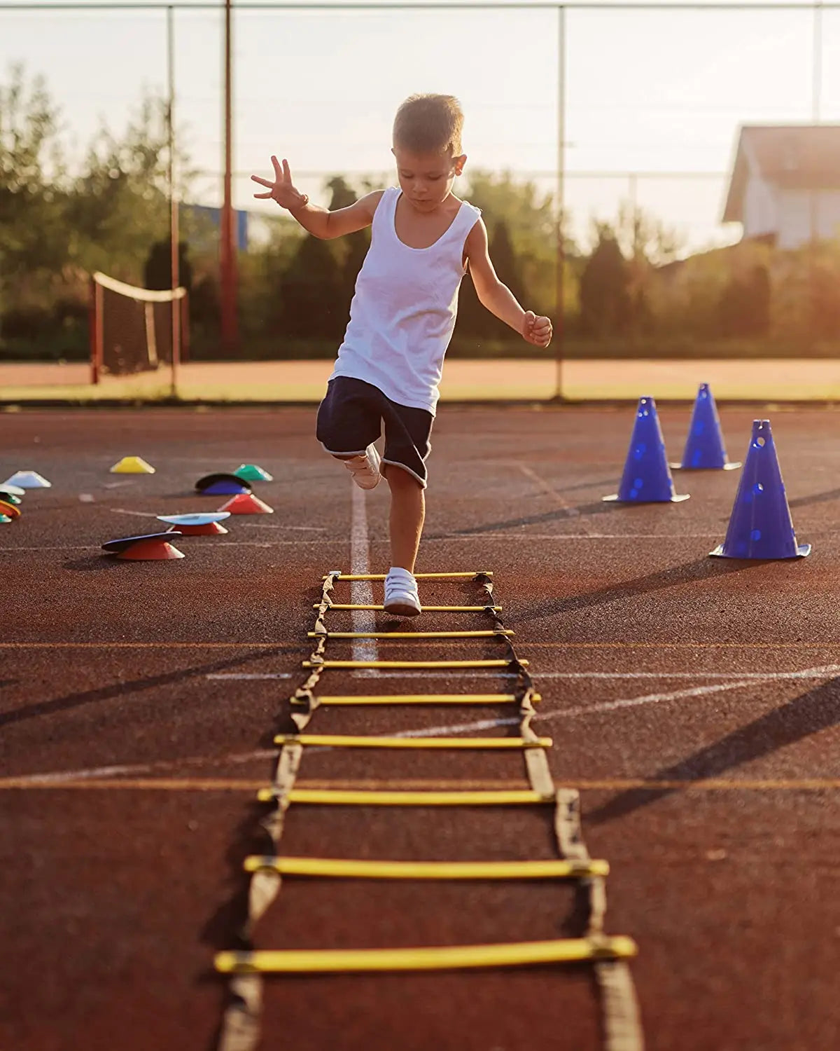 Agility Ladder with Nylon Straps – Speed & Sports Training Tool 🏃♂️ - FitZone360