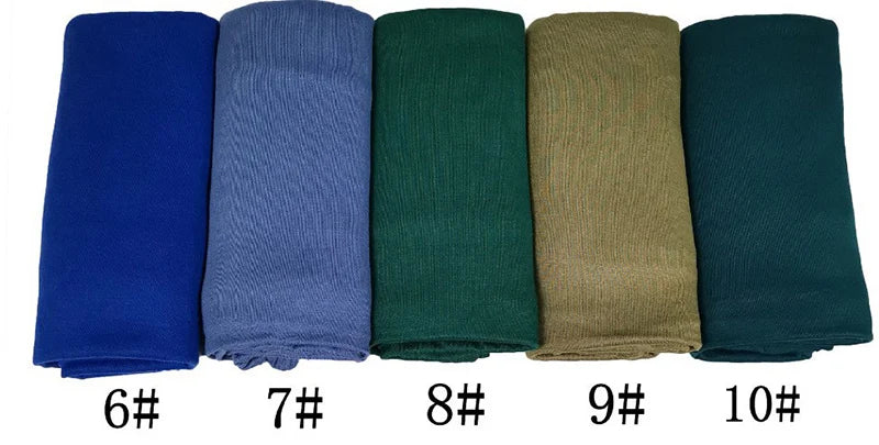 🌙 Soft Modal Cotton Jersey Hijab Scarf – 170x60cm - FitZone360