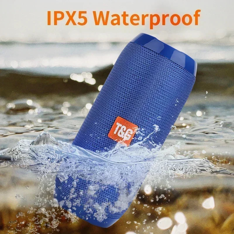 Portable Bluetooth Speaker | Waterproof Outdoor Subwoofer with FM & TF Support - FitZone360