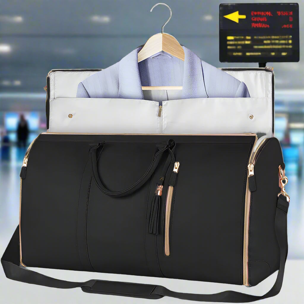 Travel Non-Crease Foldable Suit Bag | Stylish & Convenient Carry-On Luggage - FitZone360