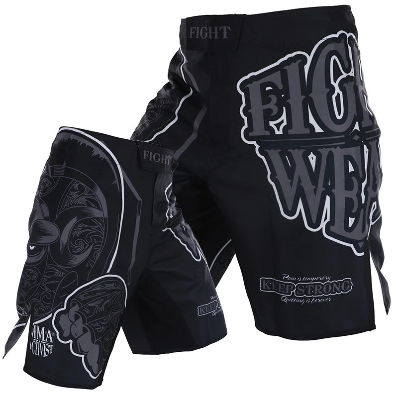 DOMINATE THE CAGE: Pro-Grade MMA Fight Shorts for Champions - FitZone360