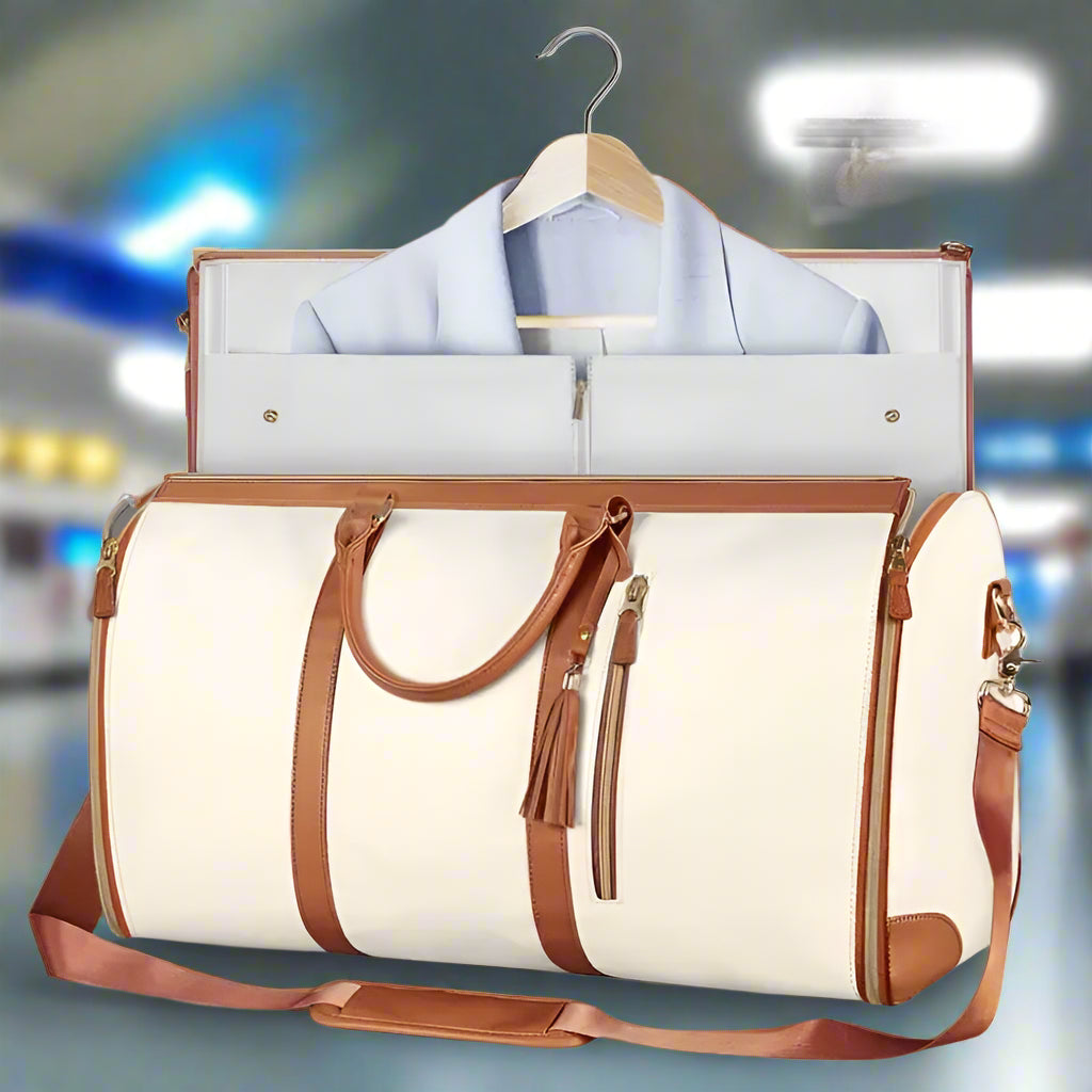 Travel Non-Crease Foldable Suit Bag | Stylish & Convenient Carry-On Luggage - FitZone360