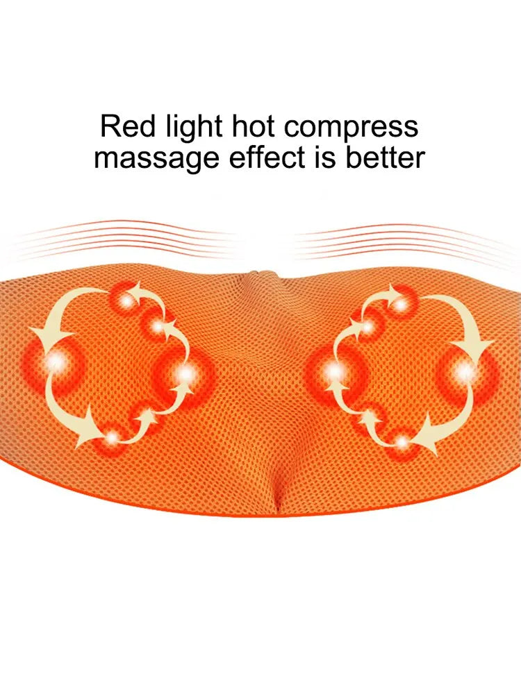 Neck & Shoulder Massager Shiatsu – 3D Deep Tissue with Heat & Adjustable Intensity - FitZone360