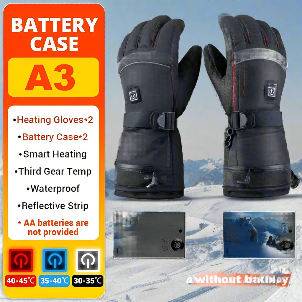 Heated Winter Gloves | USB Battery Powered for Ultimate Warmth - FitZone360