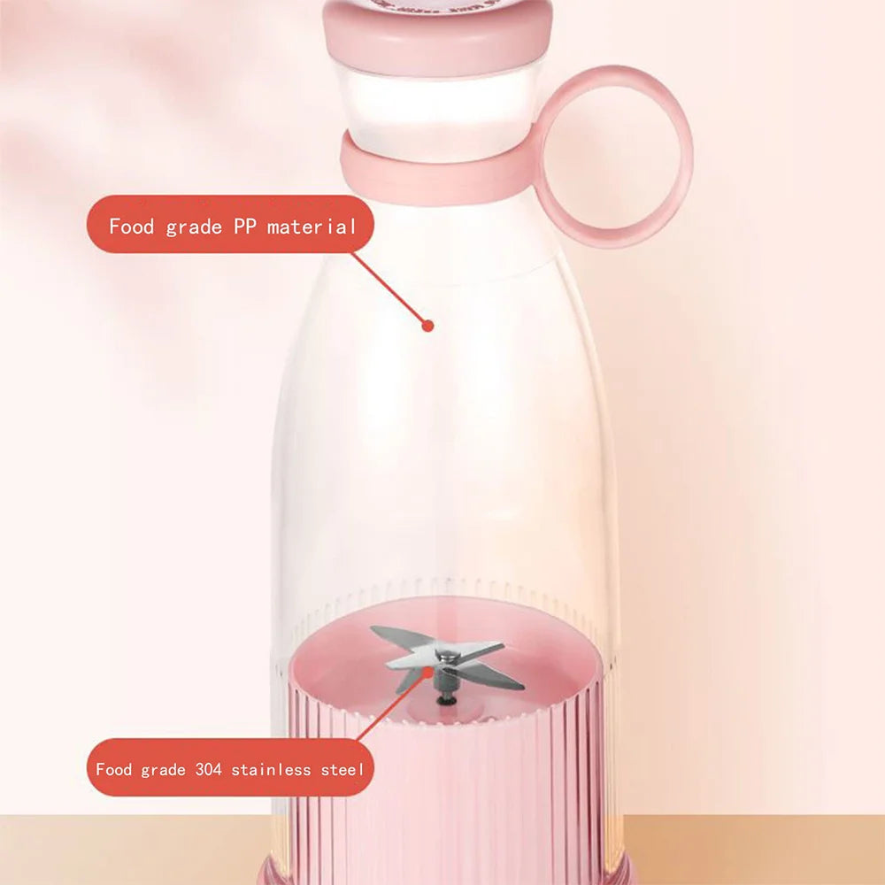 Portable USB Rechargeable Mixer & Fresh Fruit Juicer | Perfect for Smoothies & Juices - FitZone360