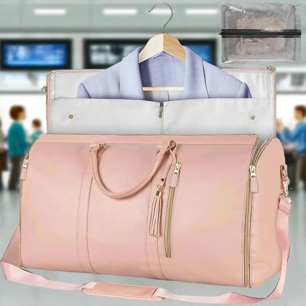 Travel Non-Crease Foldable Suit Bag | Stylish & Convenient Carry-On Luggage - FitZone360
