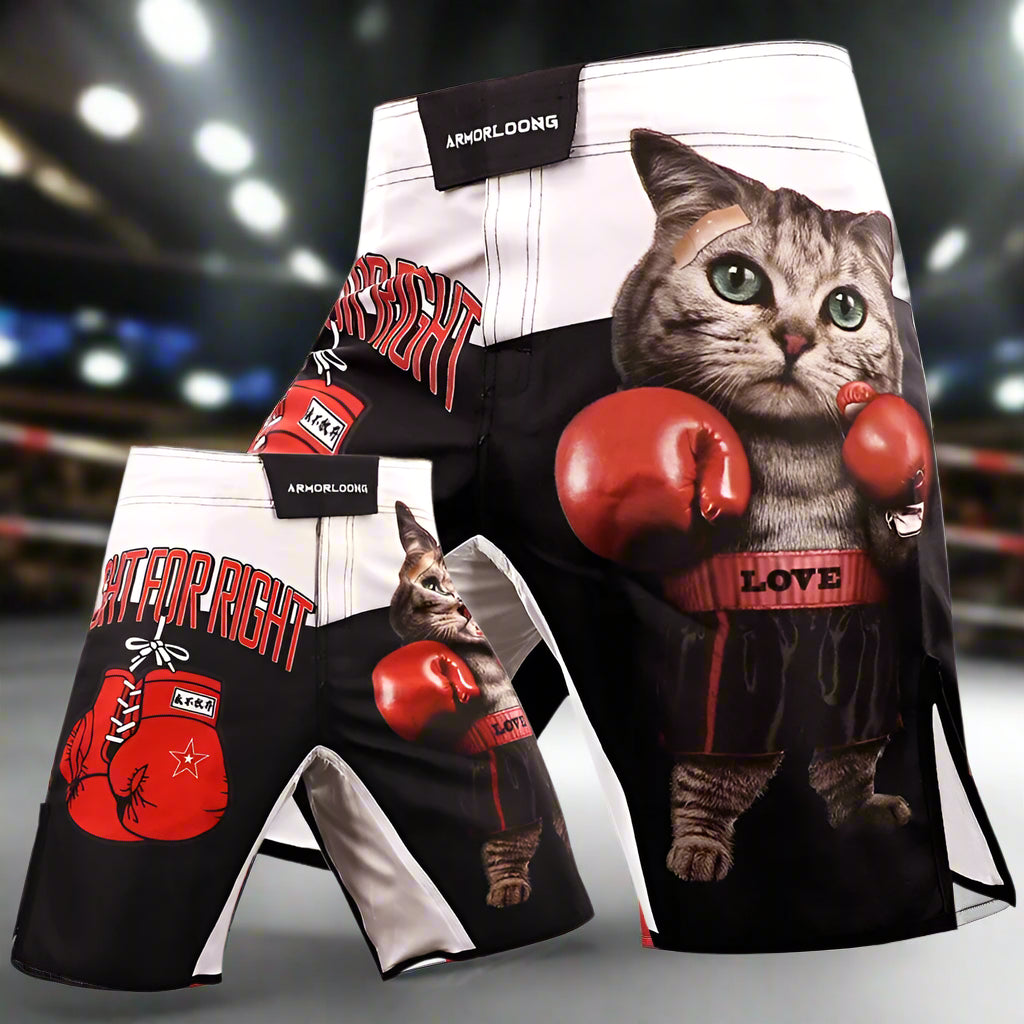 DOMINATE THE CAGE: Pro-Grade MMA Fight Shorts for Champions - FitZone360