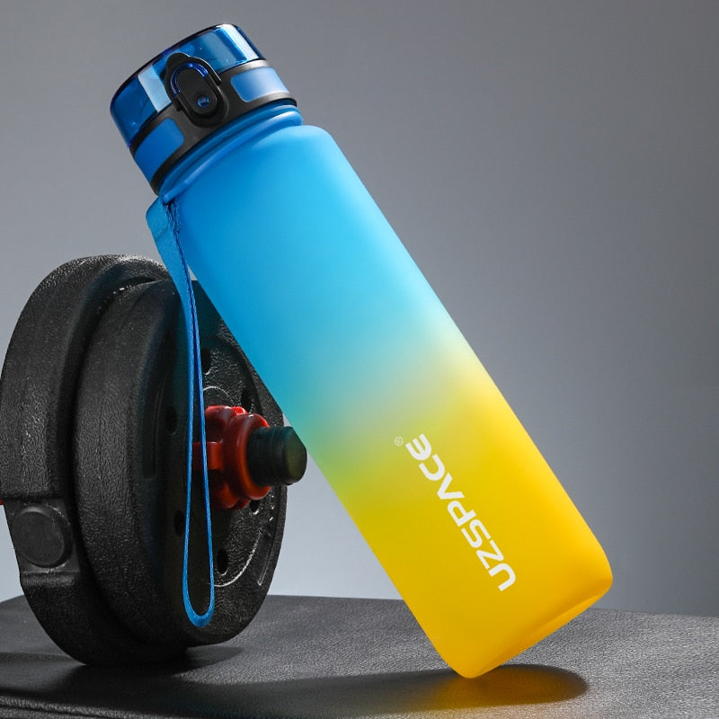 Portable Sports Water Bottle | Leakproof, BPA-Free Plastic Drinkware for Travel & Fitness - FitZone360