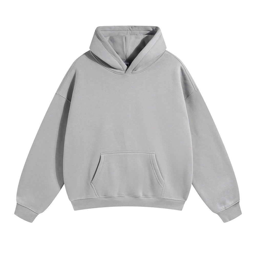 Fleece Hooded Sweatshirt | Unisex Oversized Winter Hoodie Pullover