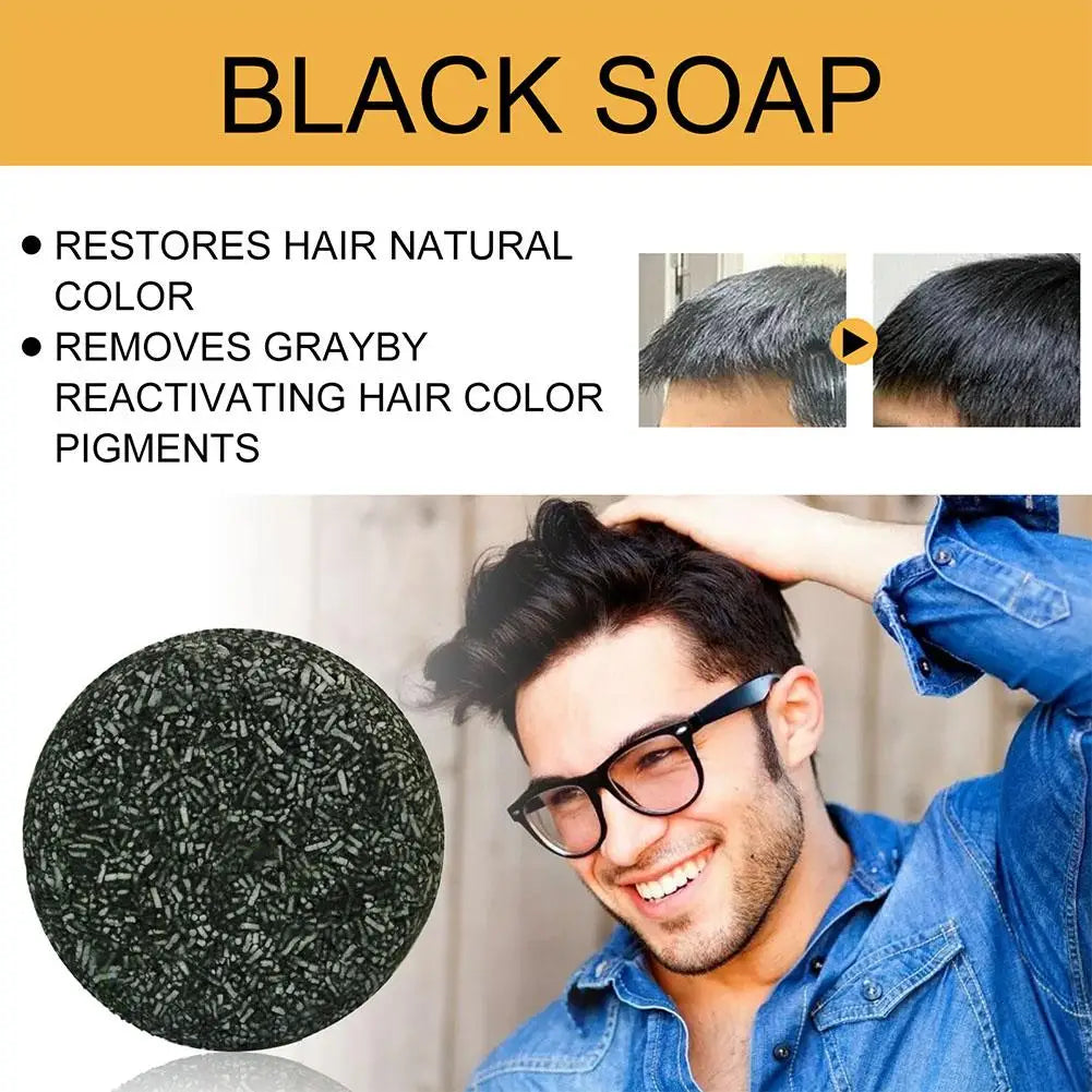 Hair Darkening Shampoo Bar 50g | Restore & Darken Hair - FitZone360