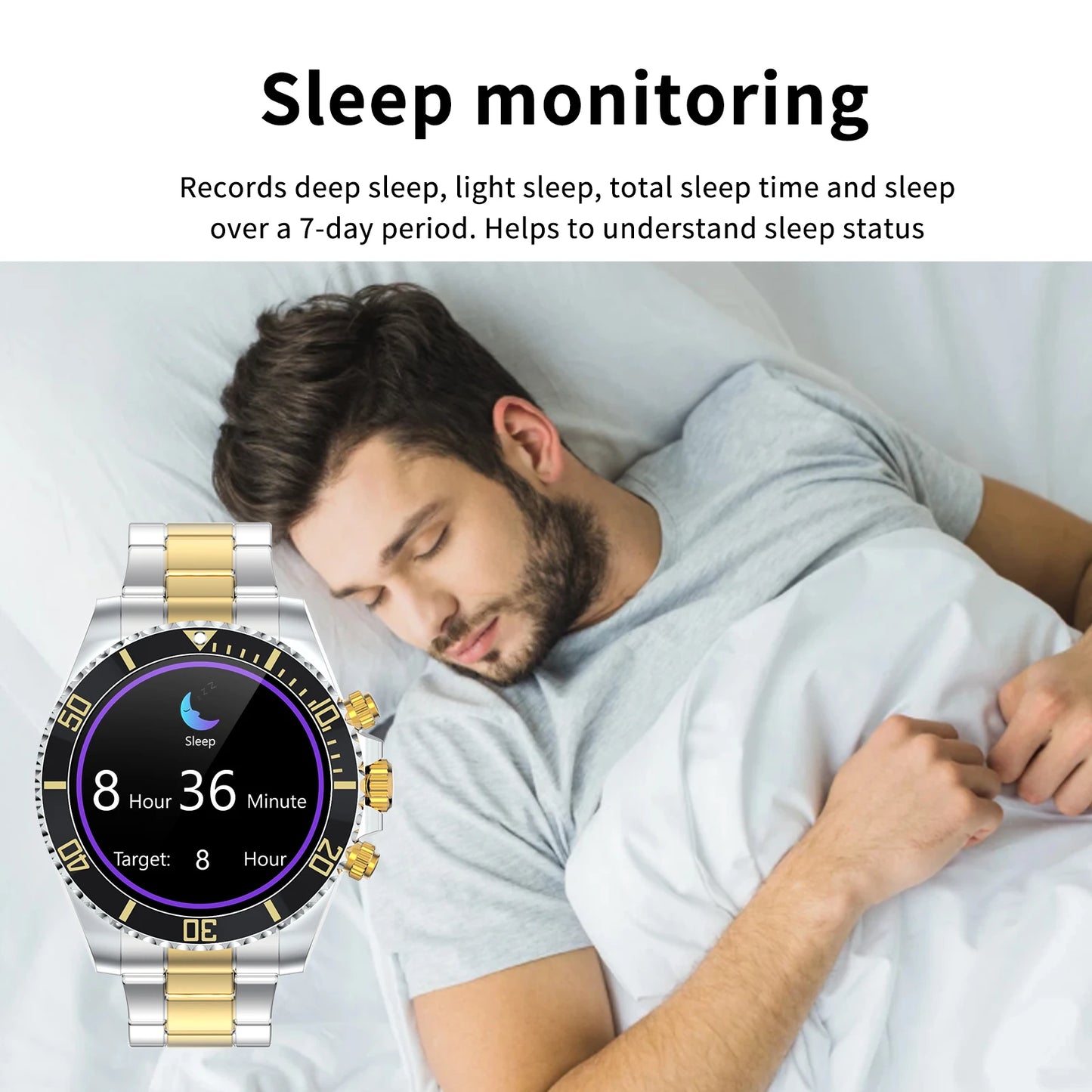 Aiweile AW12 Smartwatch – Stylish, High-End Smart Wear for Men