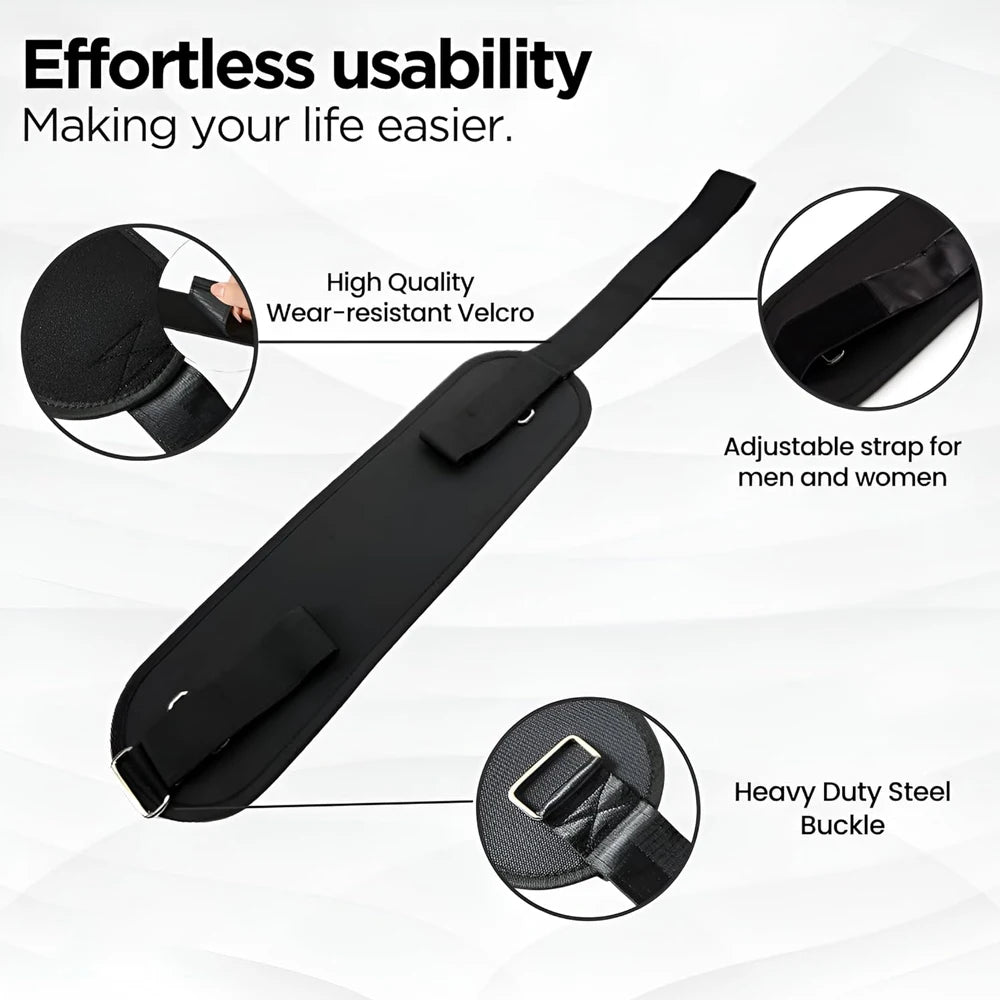 Premium Hip Thrust Belt for Glute Workouts | Supports Dumbbells, Kettlebells & Plates | Home & Gym Fitness Accessory - FitZone360