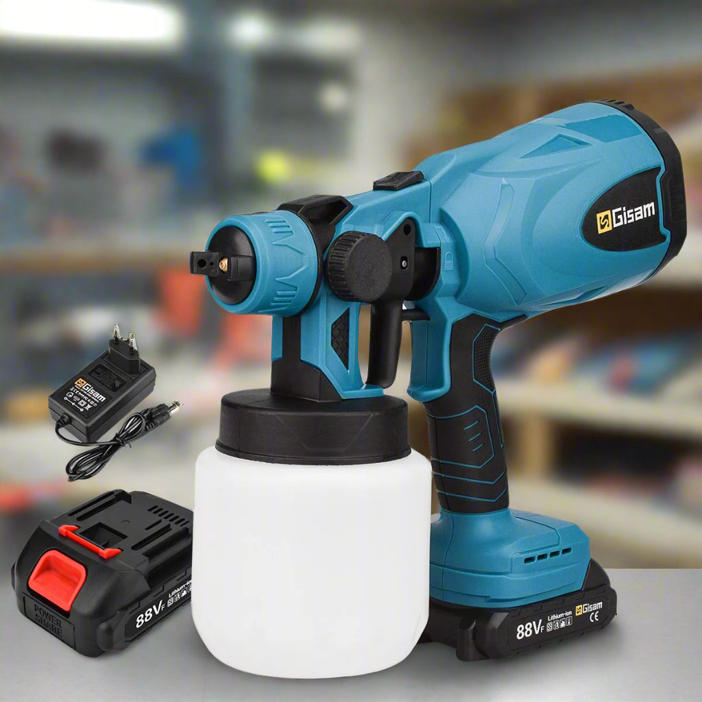 Y 18V Battery! Cordless Electric Spray Gun - FitZone360