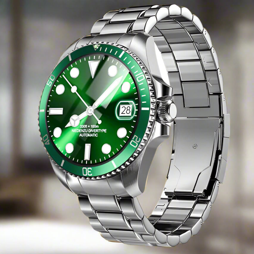 Smartwatch Luxury Rolex-Inspired | 1.43" HD AMOLED, GPS, Bluetooth Call, Health & Fitness Tracker for iOS & Android ⌚🌐 - FitZone360