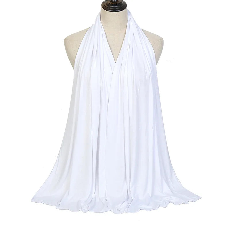 🌙 Soft Modal Cotton Jersey Hijab Scarf – 170x60cm