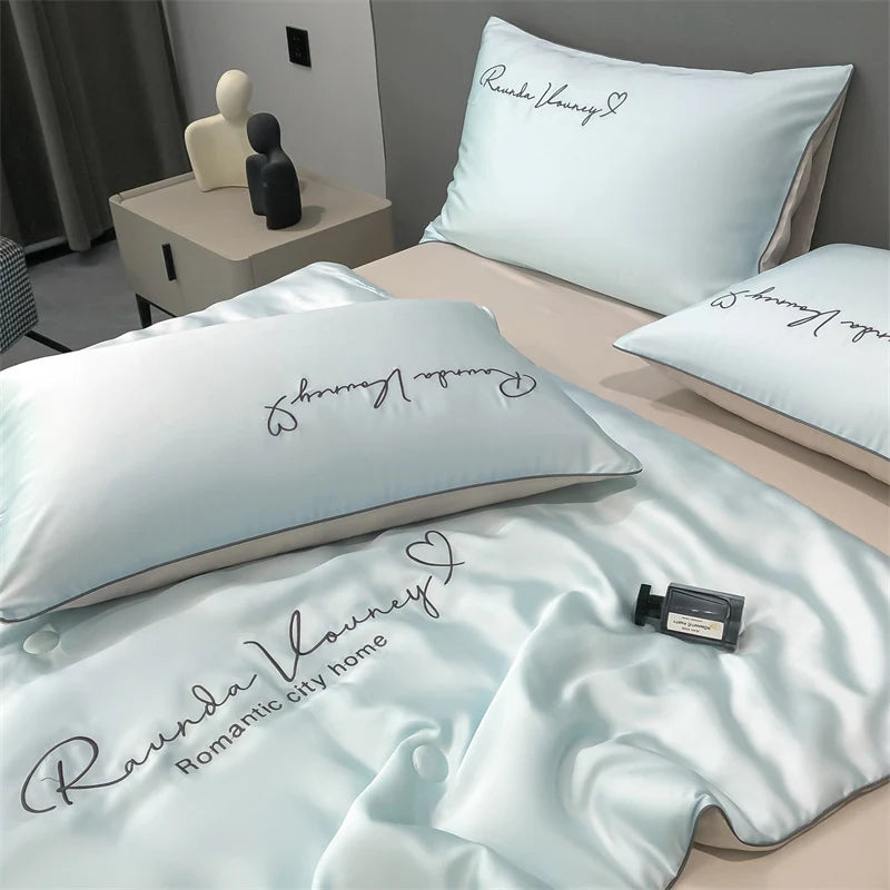 Air Conditioning Blanket | Premium Washable Ice Silk Summer Quilt Set - FitZone360